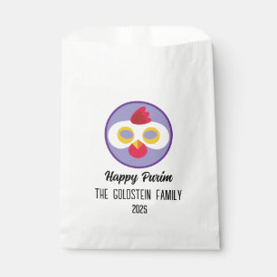 Purim chicken mask masquerade costume favor bag