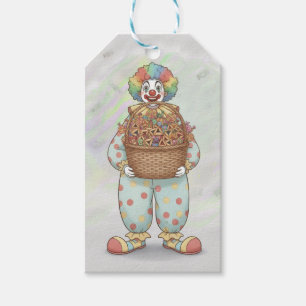 Purim Clown Mishloach Manot Gift Tags