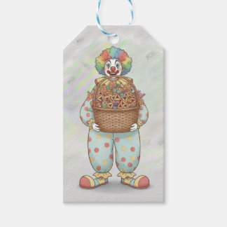 Purim Clown Mishloach Manot  Gift Tags