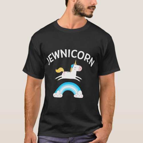 Purim Costume  Funny Jewnicorn Unicorn Kippah T_Shirt