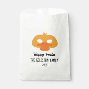 Purim duck mask masquerade costume favor bag