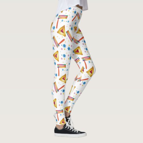 Purim Festival Jewish Holiday Gifts Hamantaschen Leggings