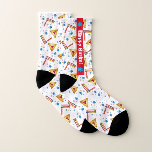 Purim Festival Jewish Holiday Gifts Hamantaschen Socks