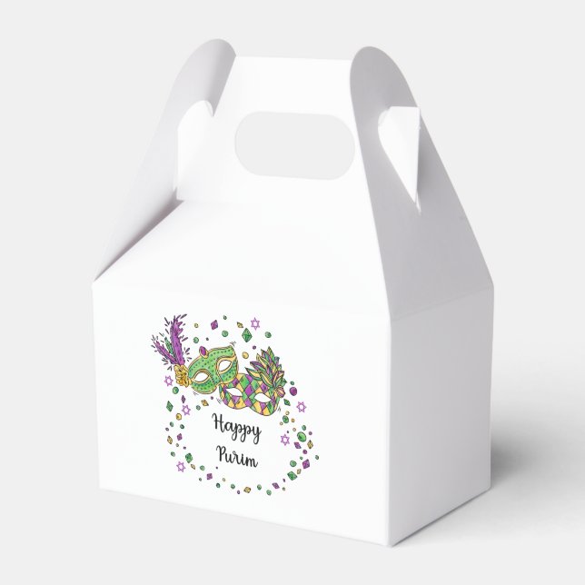 Purim Gifts Favor Boxes (Front Side)