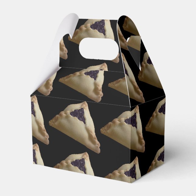 Purim Hamentashen - Shalach Manot Favor Boxes (Front Side)