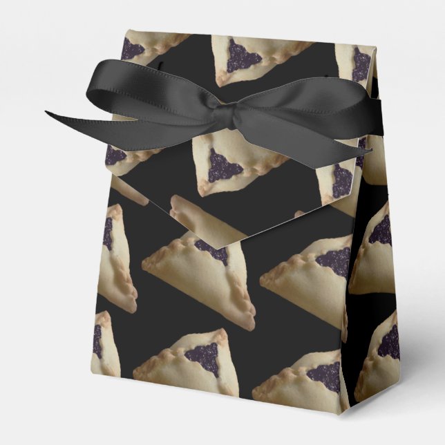 Purim Hamentashen - Shalach Manot Favor Boxes (Front Side)
