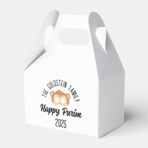 Purim monkey mask masquerade costume favor boxes