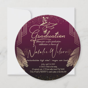 Purine Graduation Invitation