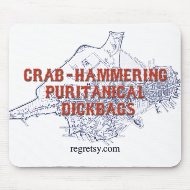 Puritanical Dickbags Mouse Pad (Front)