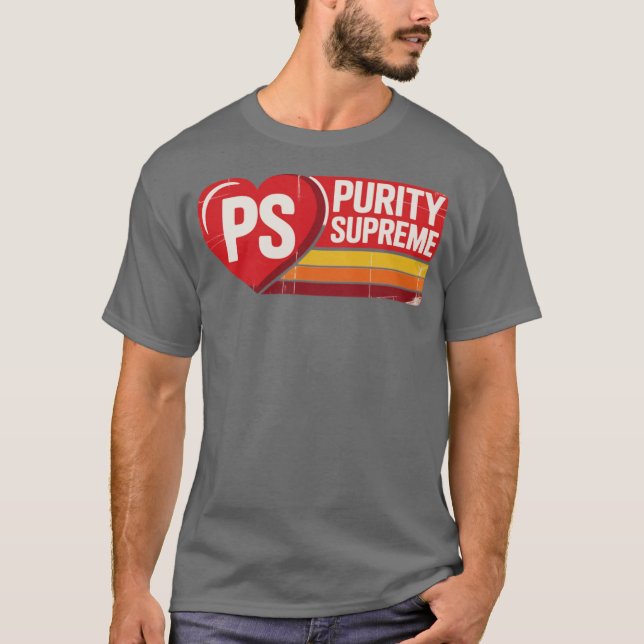 Purity Supreme Retro 1980s T-Shirt (Front)