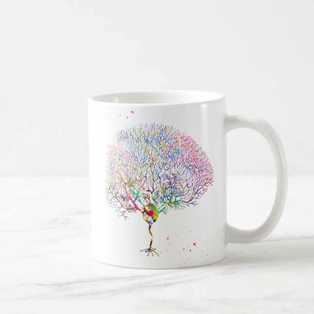 Purkinje Neuron Coffee Mug (Right)