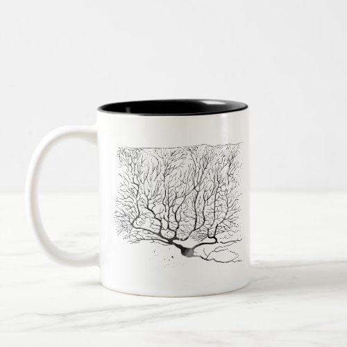 Purkinje Neuron Two_Tone Coffee Mug