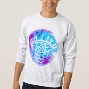 Purle And Blue Tie Dye Third Eye Shirt by Megaflora at Zazzle