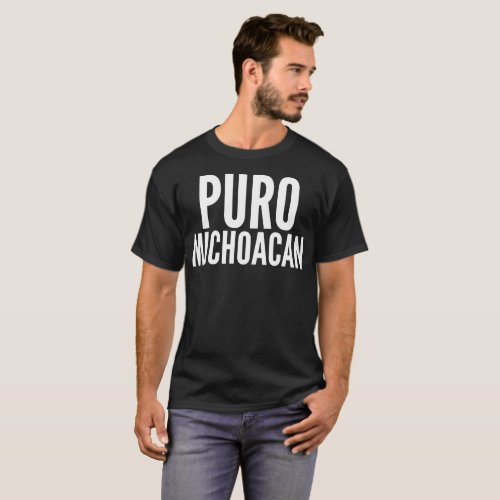 Puro Michoacan Typography T_Shirt