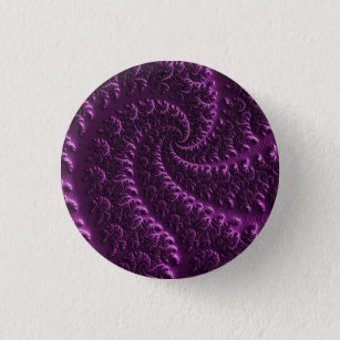 purple 3d Mandelbrot fractal helix curve Button