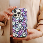 Purple 60s Hippie iPhone | 60s Hippie iPhone 13 iPhone 13 Pro Max Case<br><div class="desc">Purple 60s Hippie iPhone | 60s Hippie iPhone Case-Mate - Our Purple Flower iPhone Case is an excellent addition to your 60s Hippie collection. Don't hesitate to contact the store owner for additional questions about our products. PurdyCase©</div>