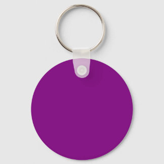 Purple 800080 Color - Add a Name Option Keychain