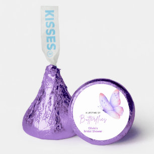 Purple A Lifetime of Butterflies Bridal Shower Hershey®'s Kisses®