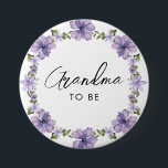 Purple A Little Wildflower Grandma to be Button<br><div class="desc">Purple A Little Wildflower Grandma to be Button. Matching items available.</div>