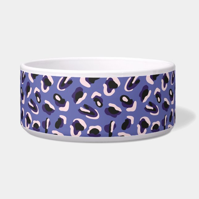 Purple Abstract Animal Print Bowl (Front)