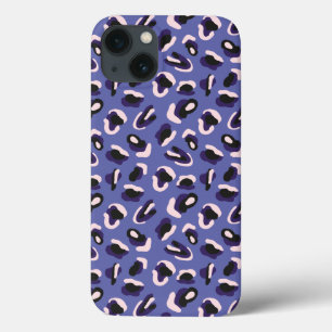 Purple Abstract Animal Print iPhone 13 Case