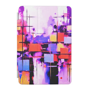 Purple Abstract Art 108 iPad Mini Cover