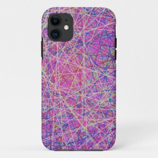 purple abstract art Case-Mate iPhone case