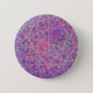 purple abstract art pinback button