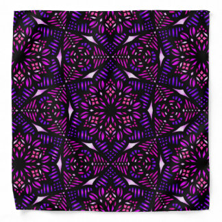 Purple Abstract Bandana