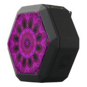 Purple Abstract Boombot REX Black Bluetooth Speaker (Left)