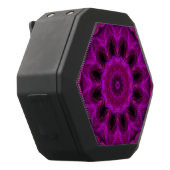 Purple Abstract Boombot REX Black Bluetooth Speaker (Right)
