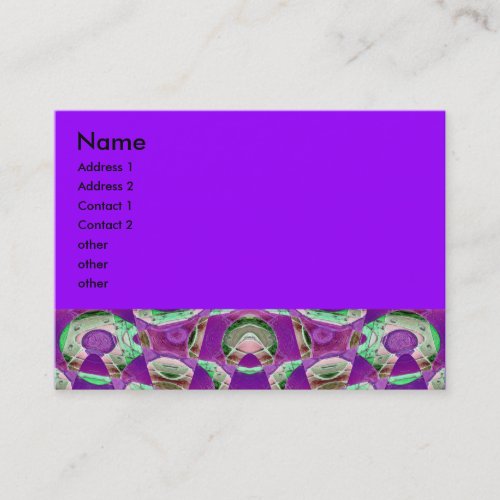 purple abstract business card templates