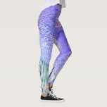 Purple Abstract Design Leggings<br><div class="desc">This design features a beautiful artwork that uses various shades of purple and violet to produce an impressive effect.</div>