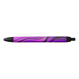 Purple Abstract Design Pen