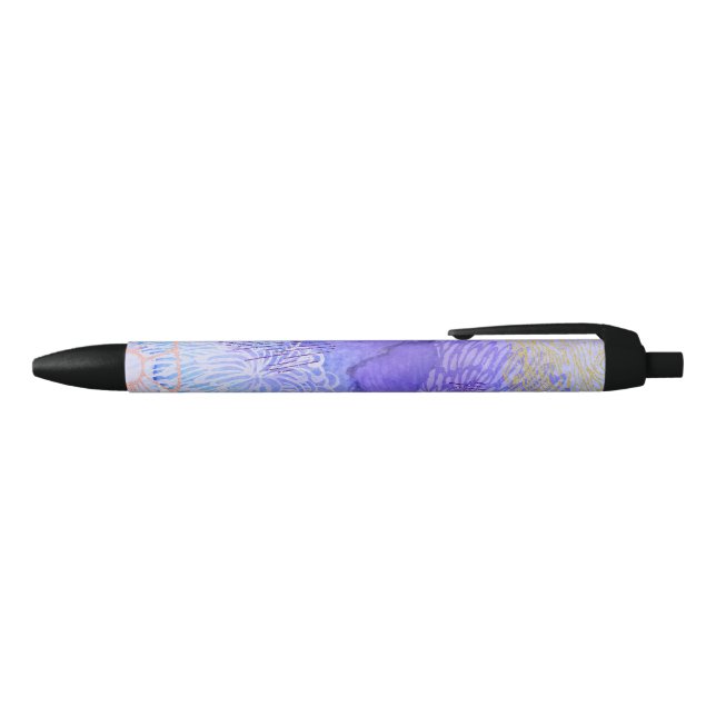 Purple Abstract Design Pen (Top)