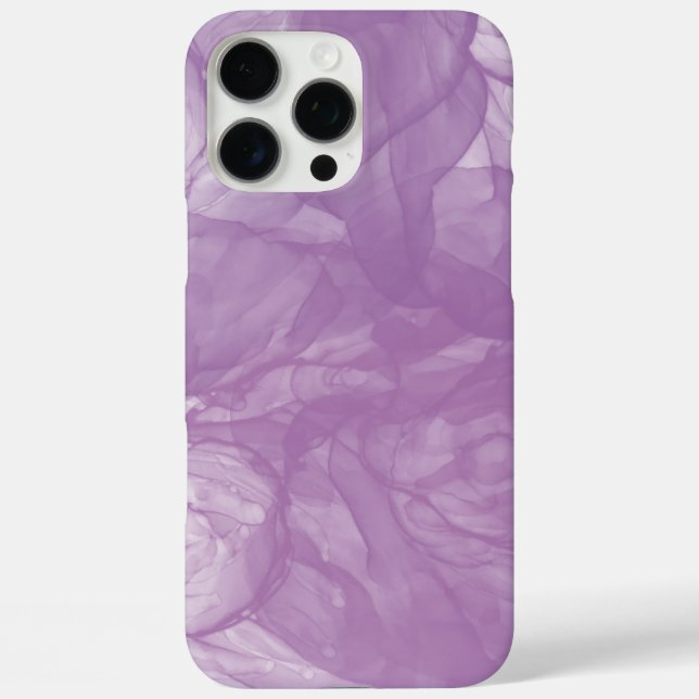 Purple Abstract Ink Flow – Softness and Mystery in Case-Mate iPhone Case (Back)