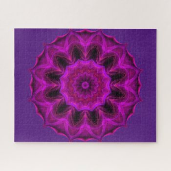 Purple Abstract Jigsaw Puzzle by usadesignstore at Zazzle
