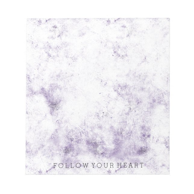 Purple Abstract Notepad (Front)