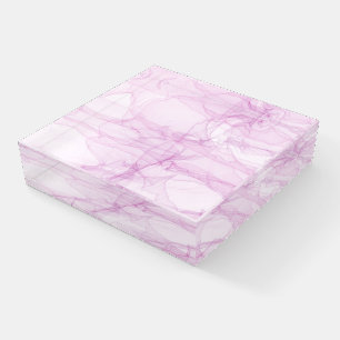 Purple Abstract Pattern Paperweight