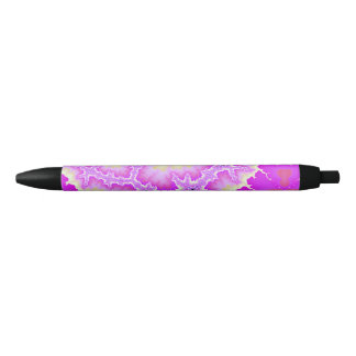 Purple Abstract Pen Black Ink Pen