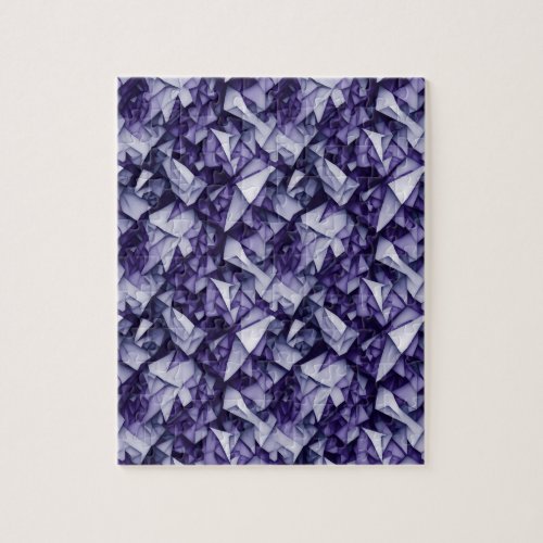 Purple Abstract Puzzle