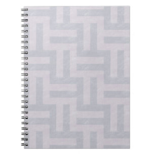 Purple Abstract Stripes Notebook