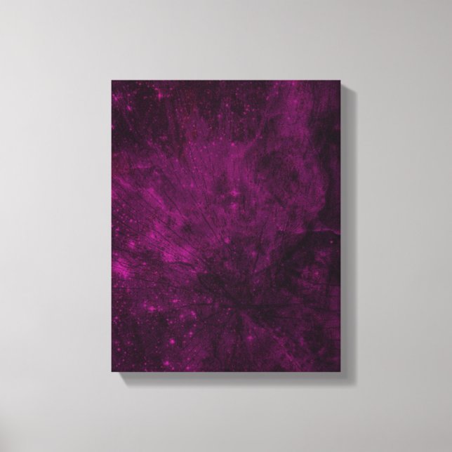 Purple abstract texture canvas print (Front)
