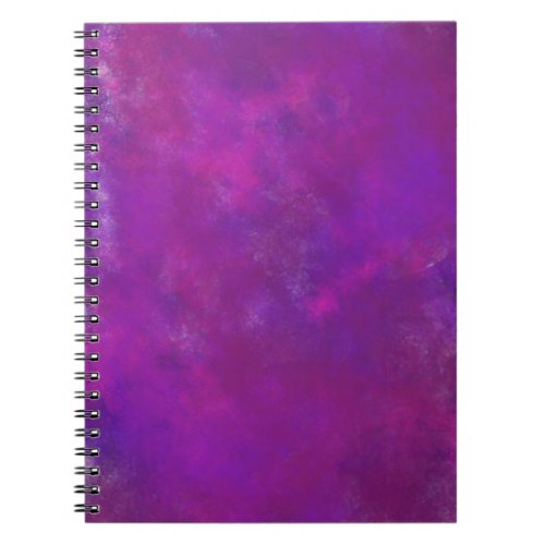 Purple Abstract Texture Notebook