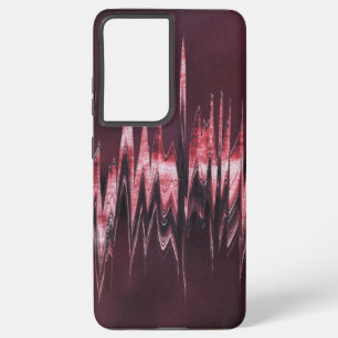 Purple Abstract Voltage Samsung Galaxy S21 Ultra Case