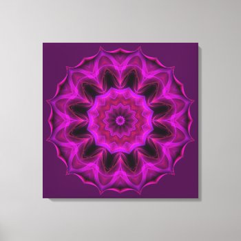 Purple Abstract Wrapped Canvas by usadesignstore at Zazzle