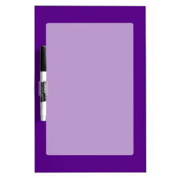 Purple Accent Color Decor Customizable Dry Erase Board