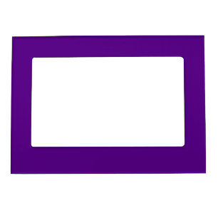 Purple Accent Color Decor Customizable Magnetic Photo Frame