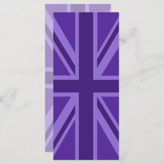 Purple Accent Union Jack Decor (Front/Back)