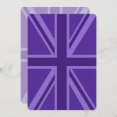 Purple Accent Union Jack Decor (Front/Back)